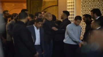 ميرفت أمين ومنذر رياحنة يشاركان في تأبين والد محمد رمضان وسط حضور نجوم الفن